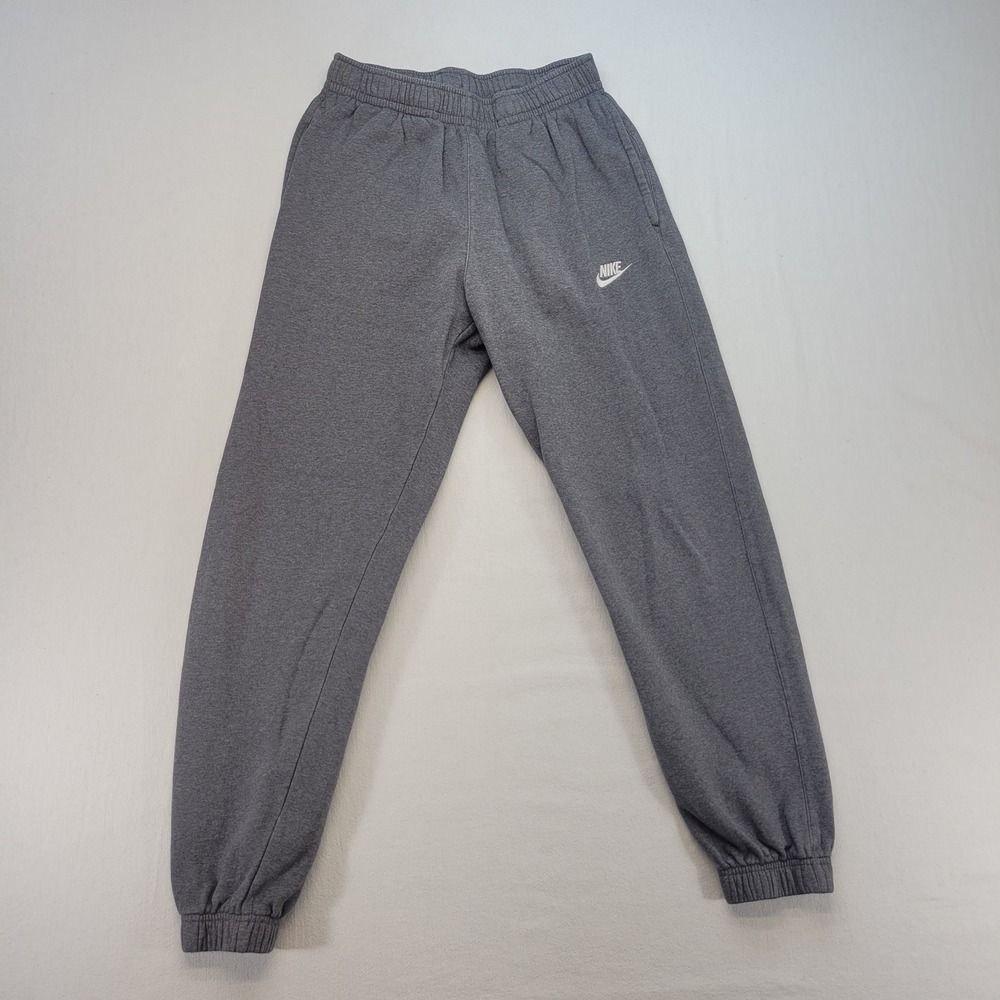 Nike Joggers Mens Small Gray Sportswear Club Fleece Sweatpants BV2737